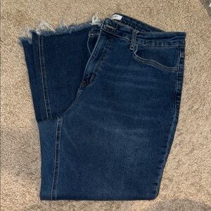 Stylish Dark Blue Boyfriend Jeans
